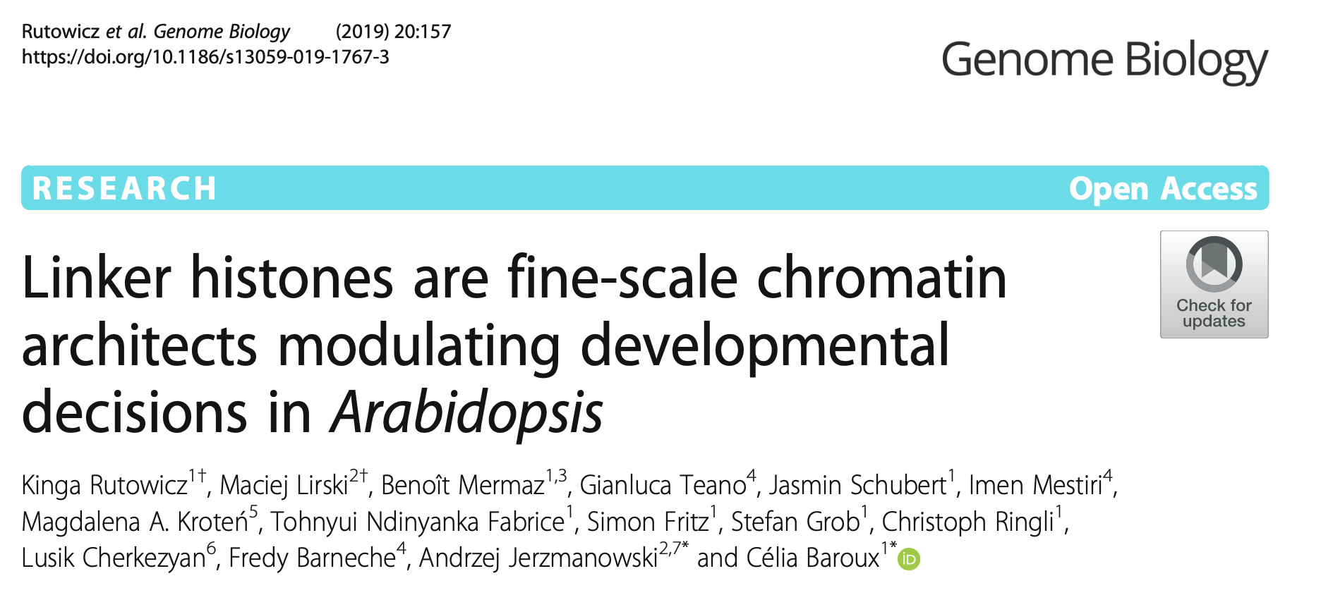 Linker histones are fine-scale chromatin architects modulating developmental decisions in Arabidopsis
